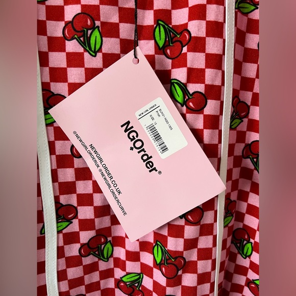 Cherry Dolls Kill Mini Bodycon Dress Size: 12 - Picture 3 of 5